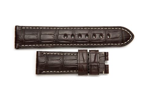 alligator watch strap for panerai 24 22|Panerai Dark Brown Alligator Strap 24/22 .